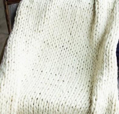 Hygge Chunky Knit Throw Blanket