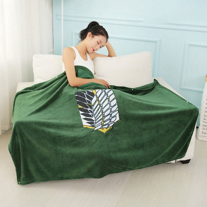 AOT Hooded  Blanket