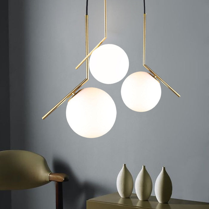 Mid Century Modern Globe Pendants