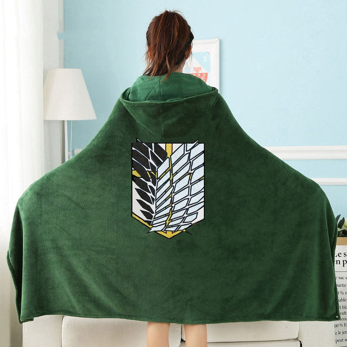 AOT Hooded  Blanket