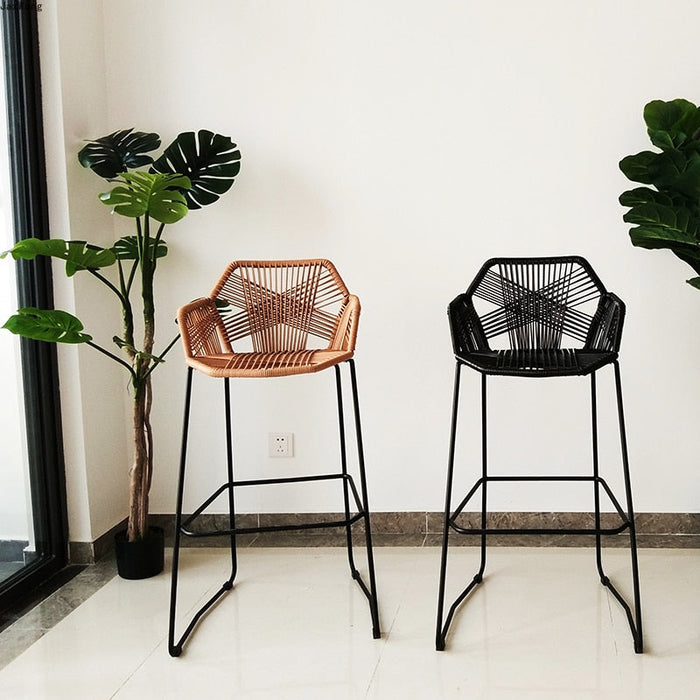 Rattan Bar/Counter Height Stool