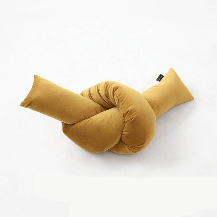 Velvety Retro Shapes Pillow