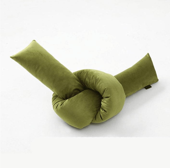 Velvety Retro Shapes Pillow