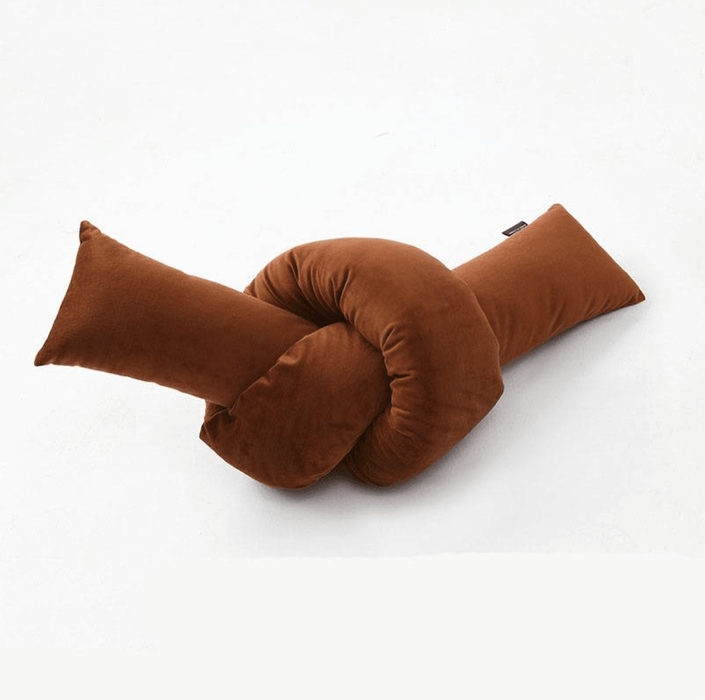 Velvety Retro Shapes Pillow