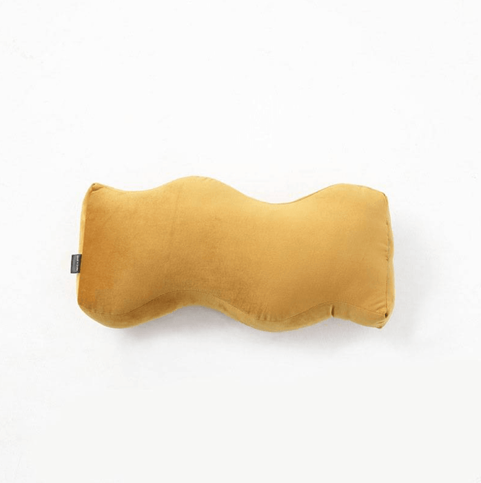 Velvety Retro Shapes Pillow