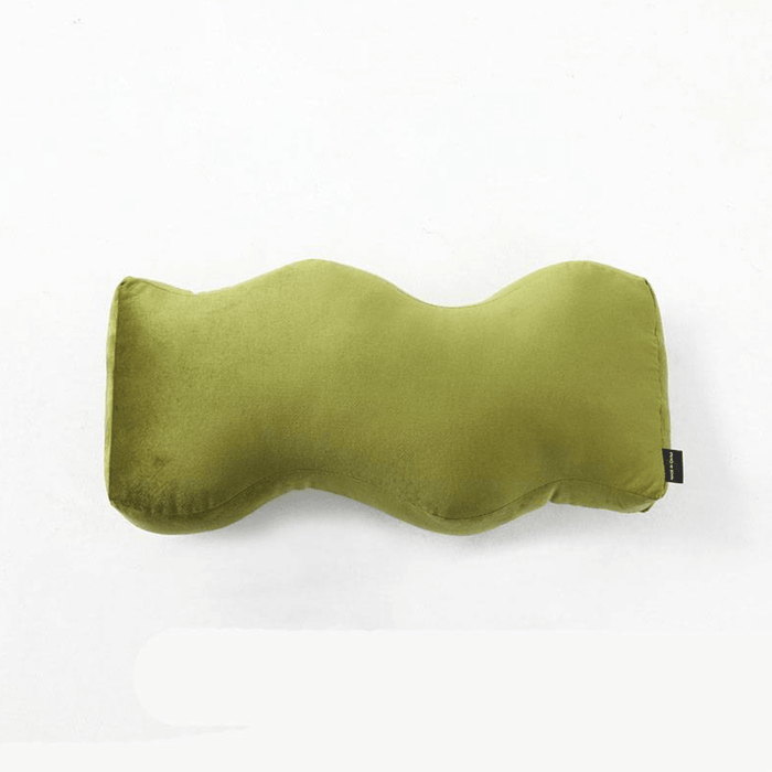 Velvety Retro Shapes Pillow