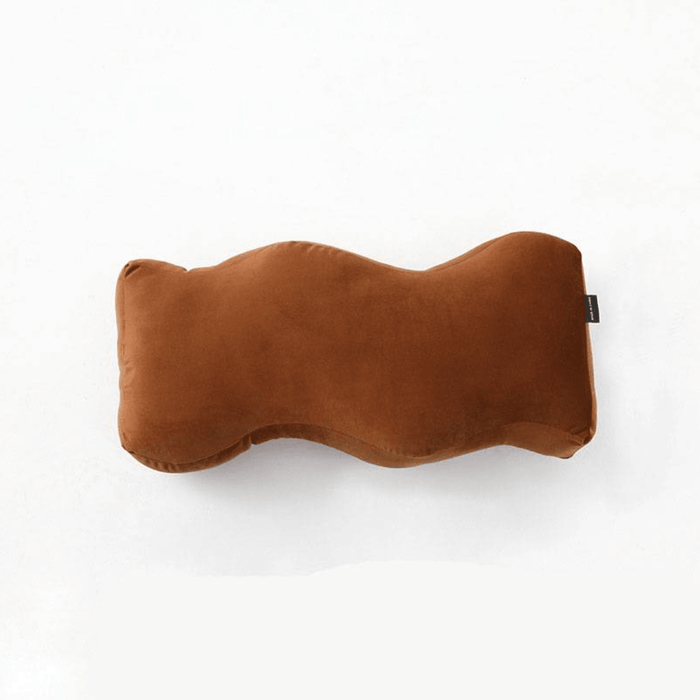 Velvety Retro Shapes Pillow