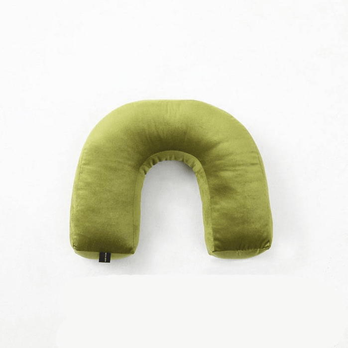 Velvety Retro Shapes Pillow