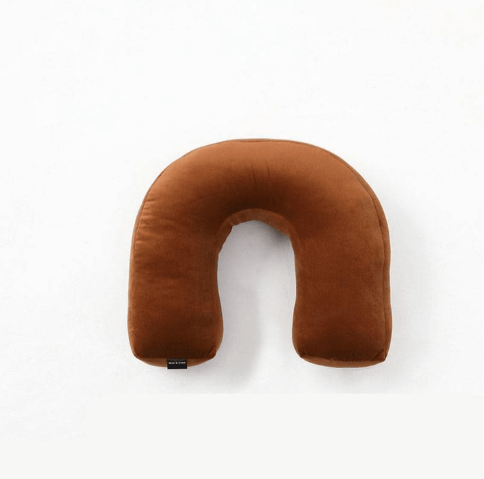 Velvety Retro Shapes Pillow