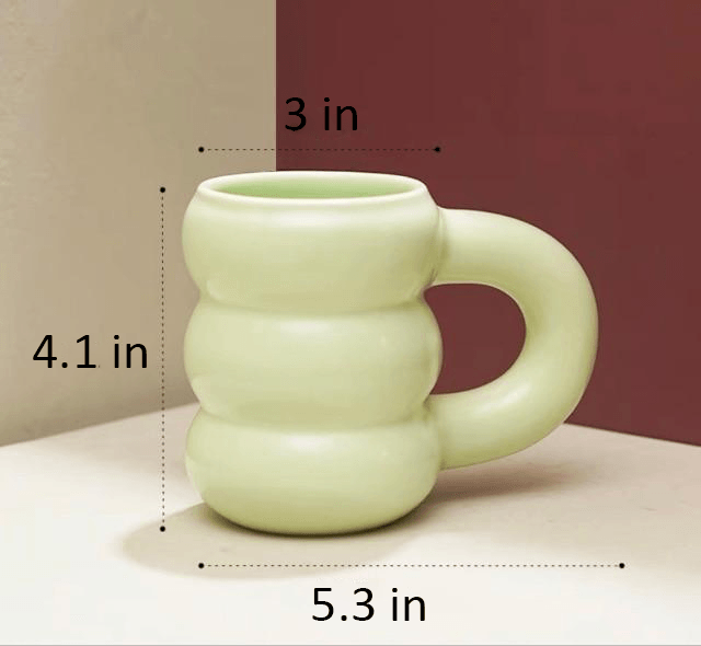 Chunko Thick Bubble Roll Ceramic Mug