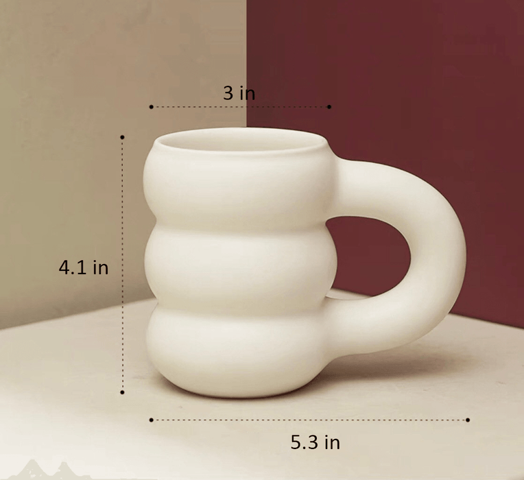 Chunko Thick Bubble Roll Ceramic Mug