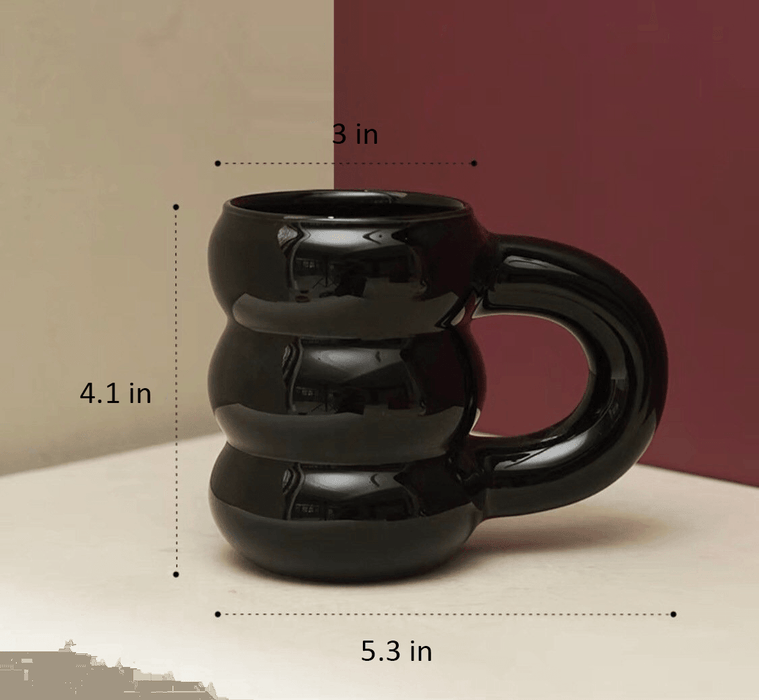 Chunko Thick Bubble Roll Ceramic Mug