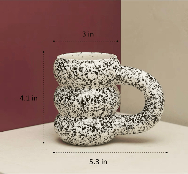 Chunko Thick Bubble Roll Ceramic Mug